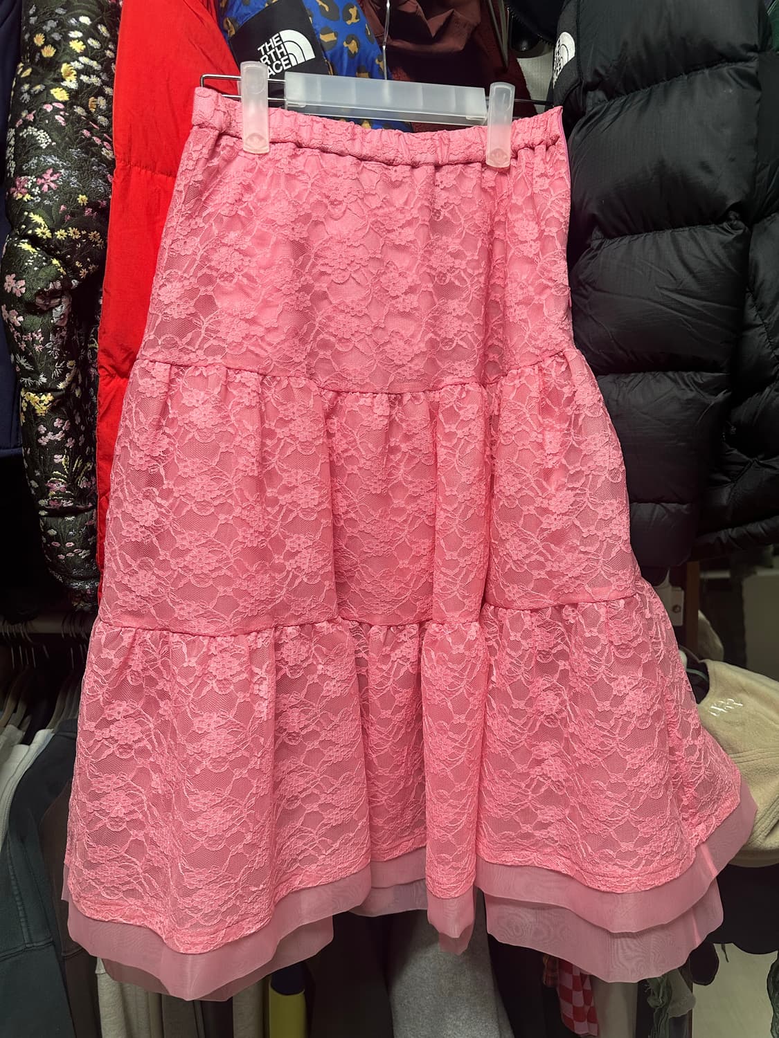졸리레이드 세실레이스 스커트 핑크 S 상품이미지5
