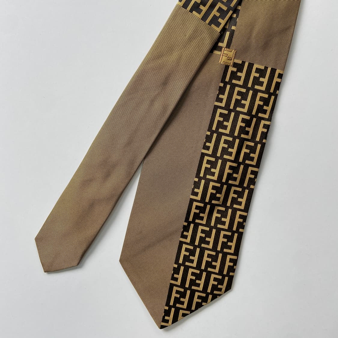 펜디 (FENDI) 모노그램 정품 명품 넥타이 상품이미지3