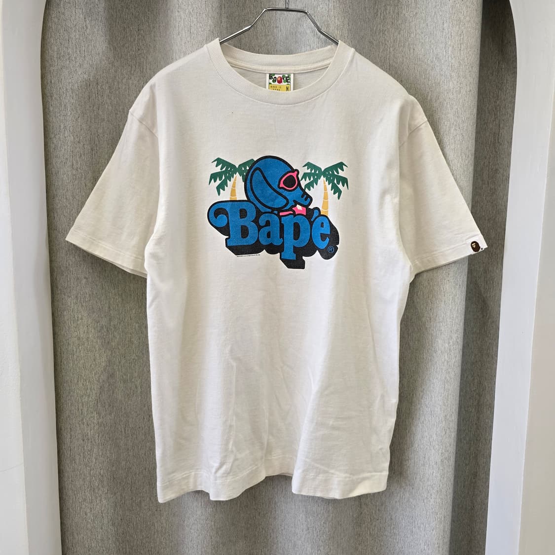 A BATHING APE 베이프 엘리펀트 그래픽 반팔 티셔츠 상품이미지1