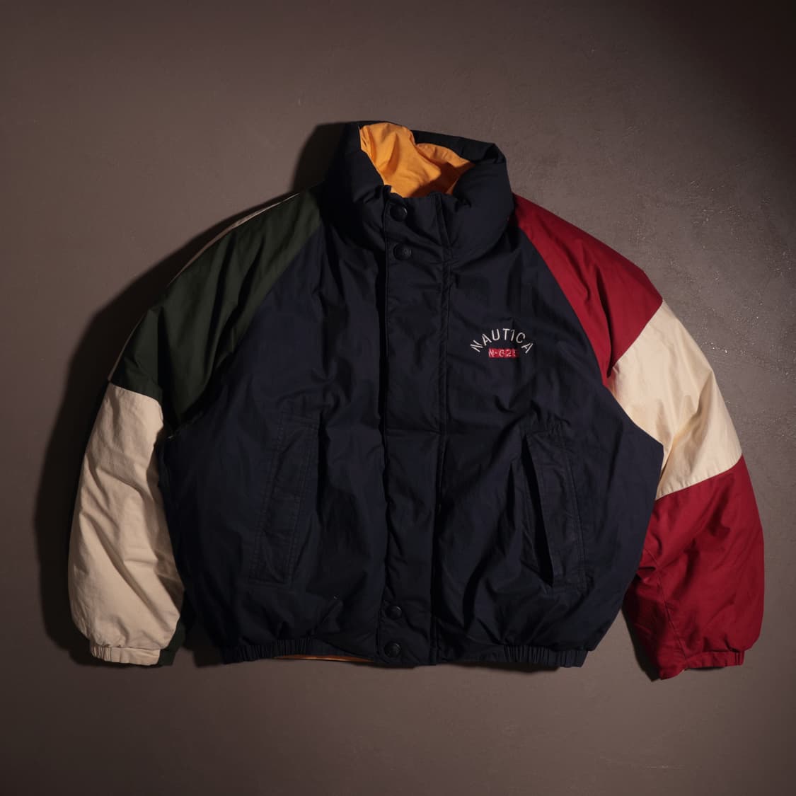 90s 노티카 리버시블 숏 푸퍼 패딩 상품이미지3