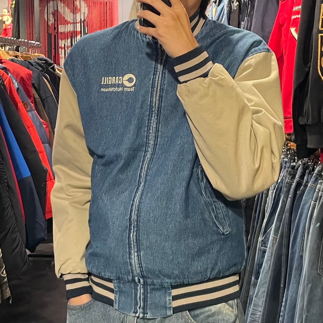 [IM] VTG 빈티지 데님 바시티 자켓 상품이미지5