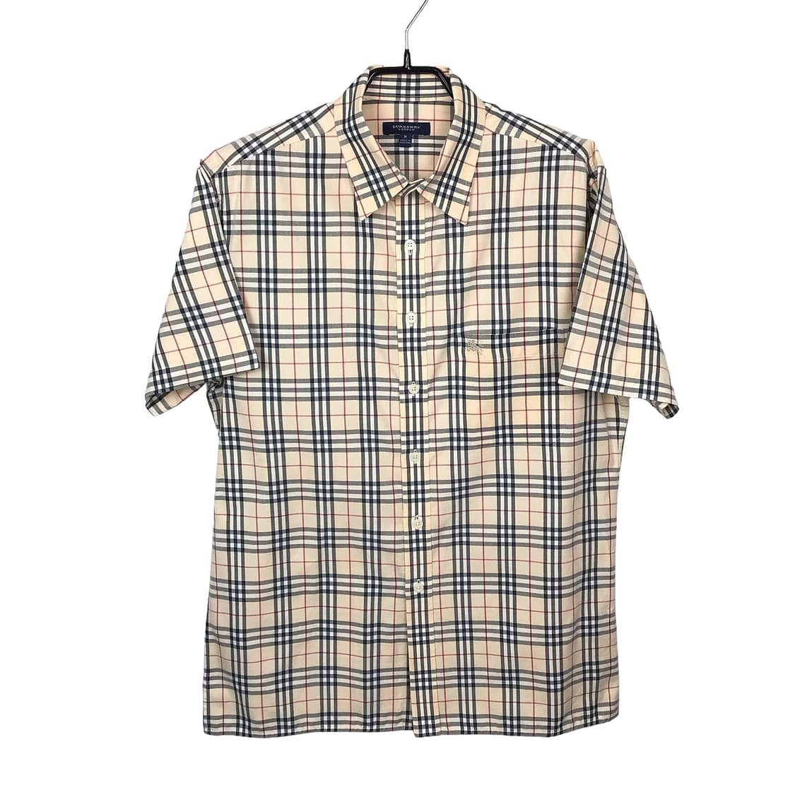 버버리 Burberry 노바체크 정품 반팔 셔츠 남방 남성M 상품이미지1