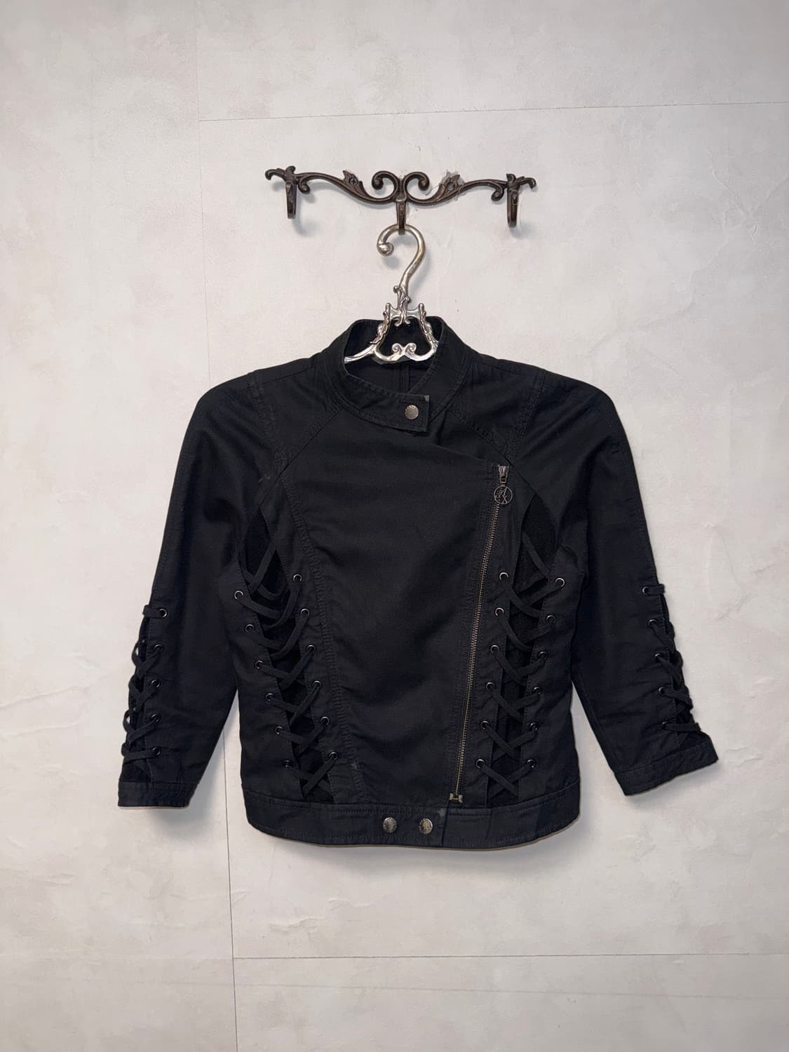 Armani Exchange black corset laceup jk 상품이미지1