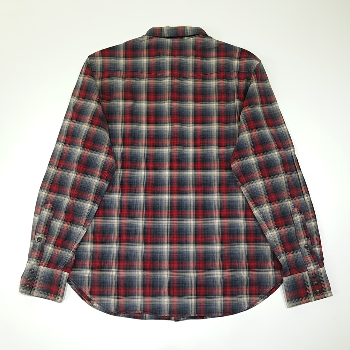 CL921 L 폴로 90s 웨스턴 클래식 체크 셔츠 상품이미지7