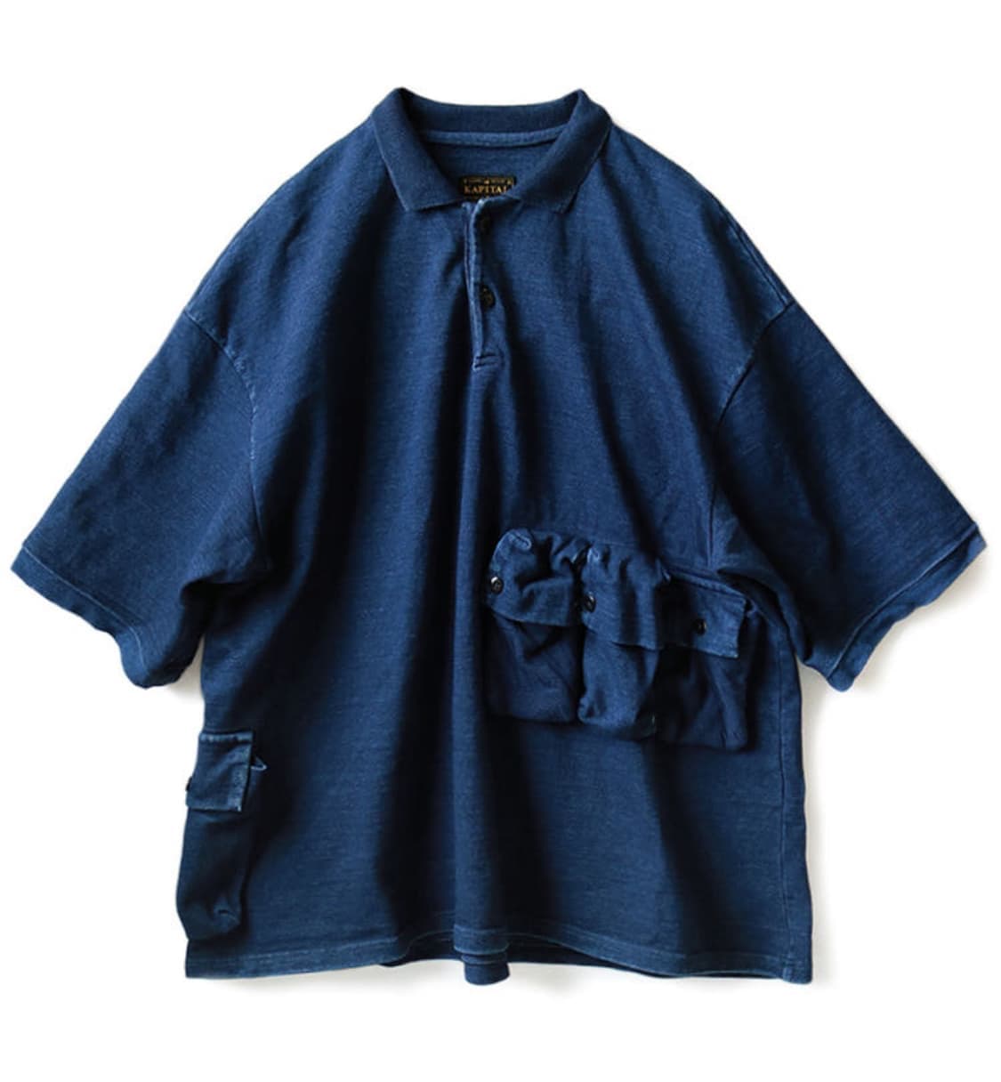 캐피탈 인디고 천축 알파인 폴로티 상품이미지1