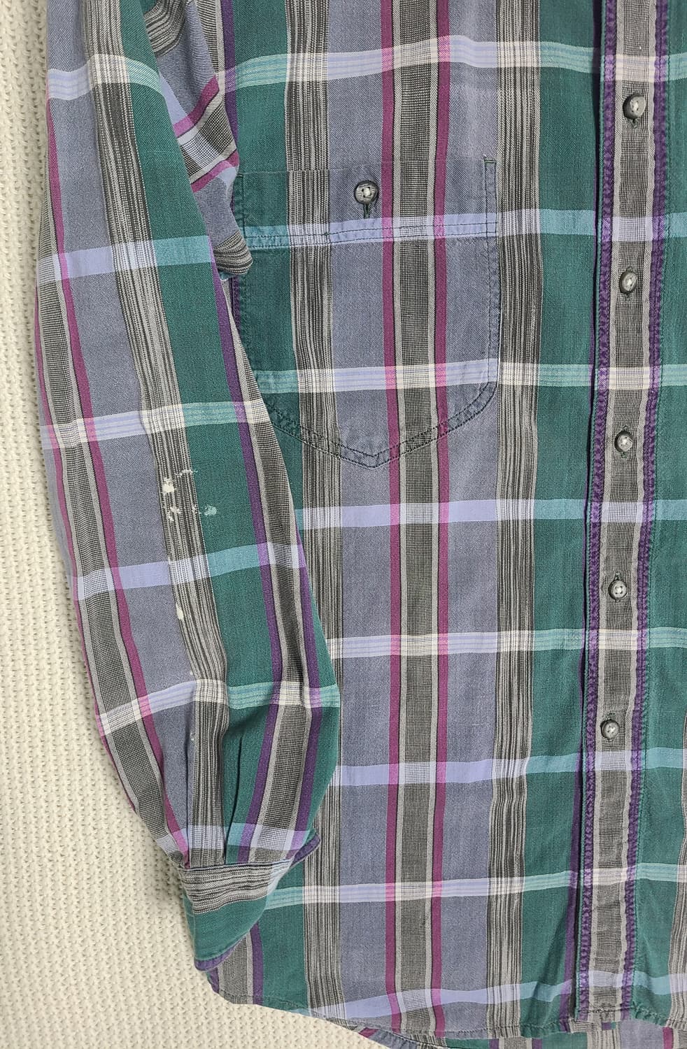 Eddie Bauer 빈티지 체크 셔츠 상품이미지5