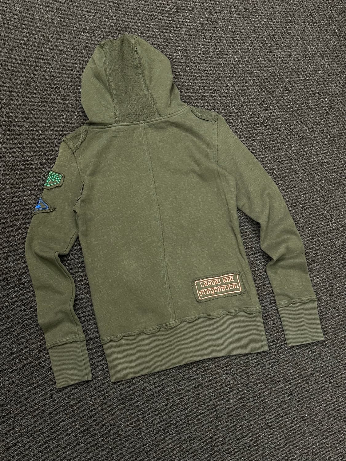 M)Maria 빈티지 패치 후드집업 상품이미지5