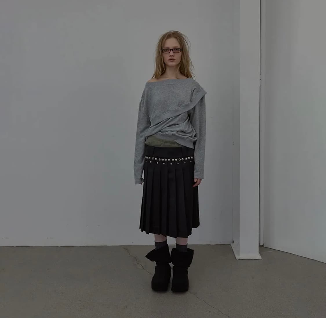 Lcdc stud skirt 상품이미지1