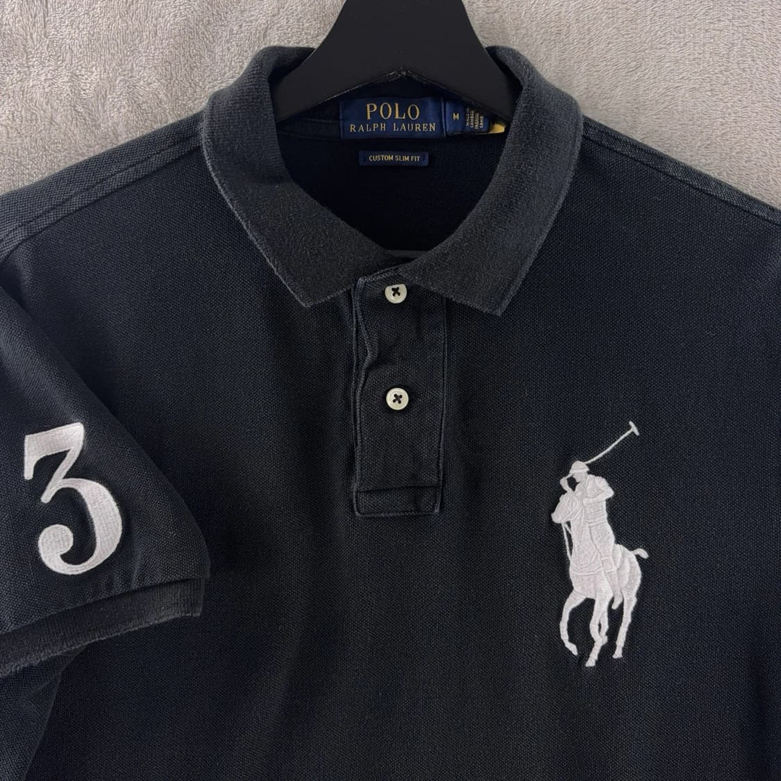 폴로  랄프로렌 빅 포니 카라티 블랙 상품이미지2