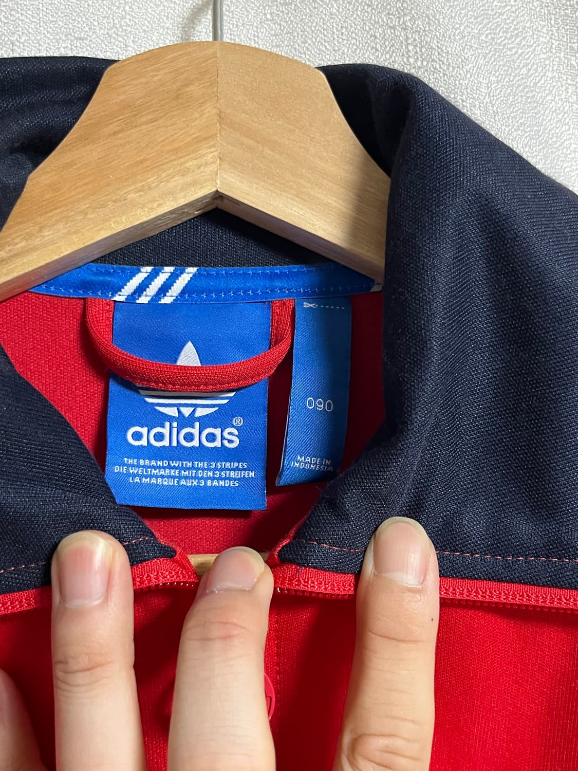 아디다스 유로파 져지 트랙탑 파이어버드 레드 90 상품이미지5