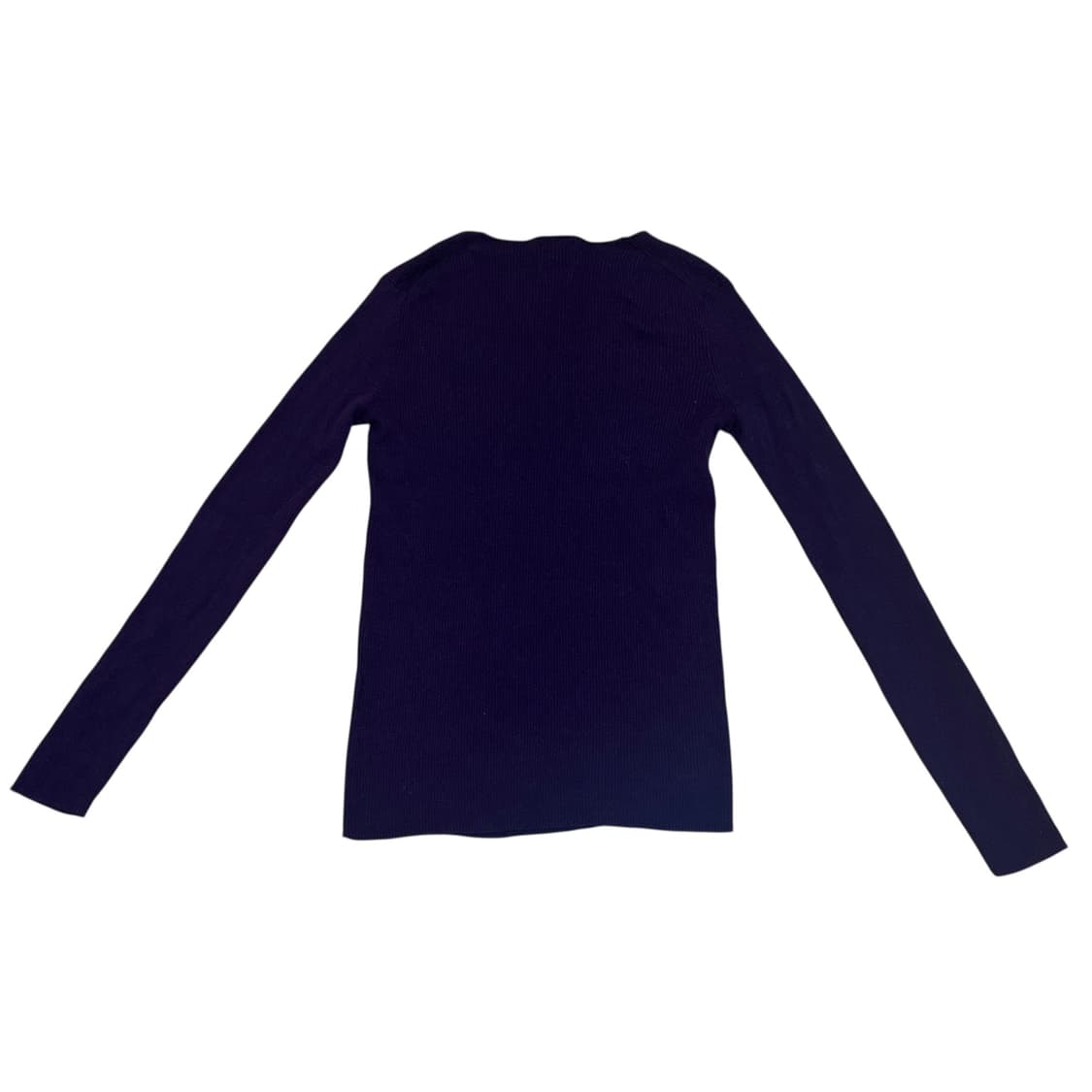 Massimo Dutti 브이넥 울 니트 M 퍼플 상품이미지2