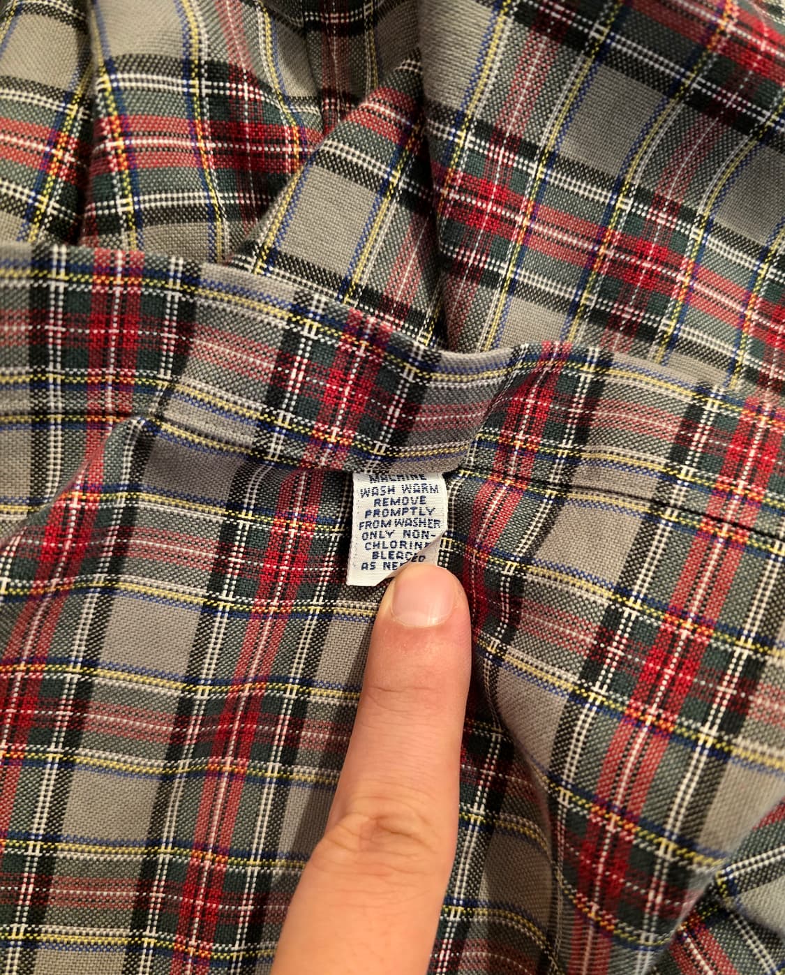 Polo BIG SHIRT 그레이 체크 (폴로 빅셔츠) 상품이미지4