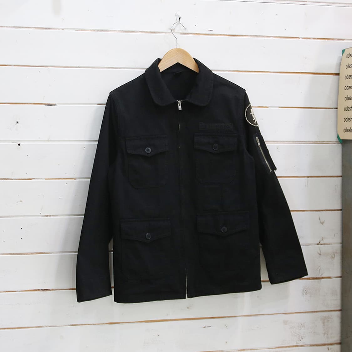 (착용컷) WACKO MARIA 밀리터리 자켓 (남성용 M) 상품이미지2