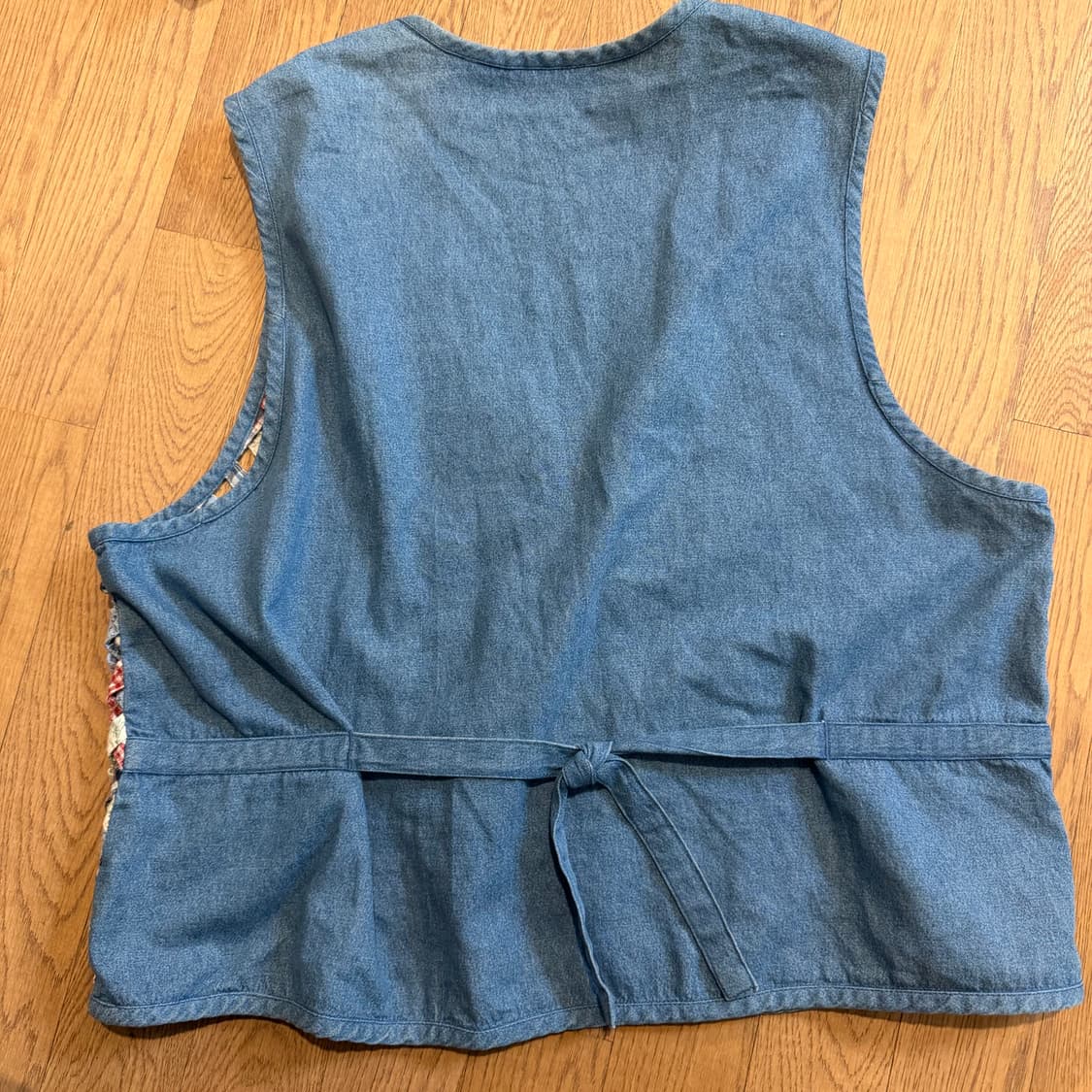 Casey & Max 빈티지 레이스 데님 베스트 상품이미지3