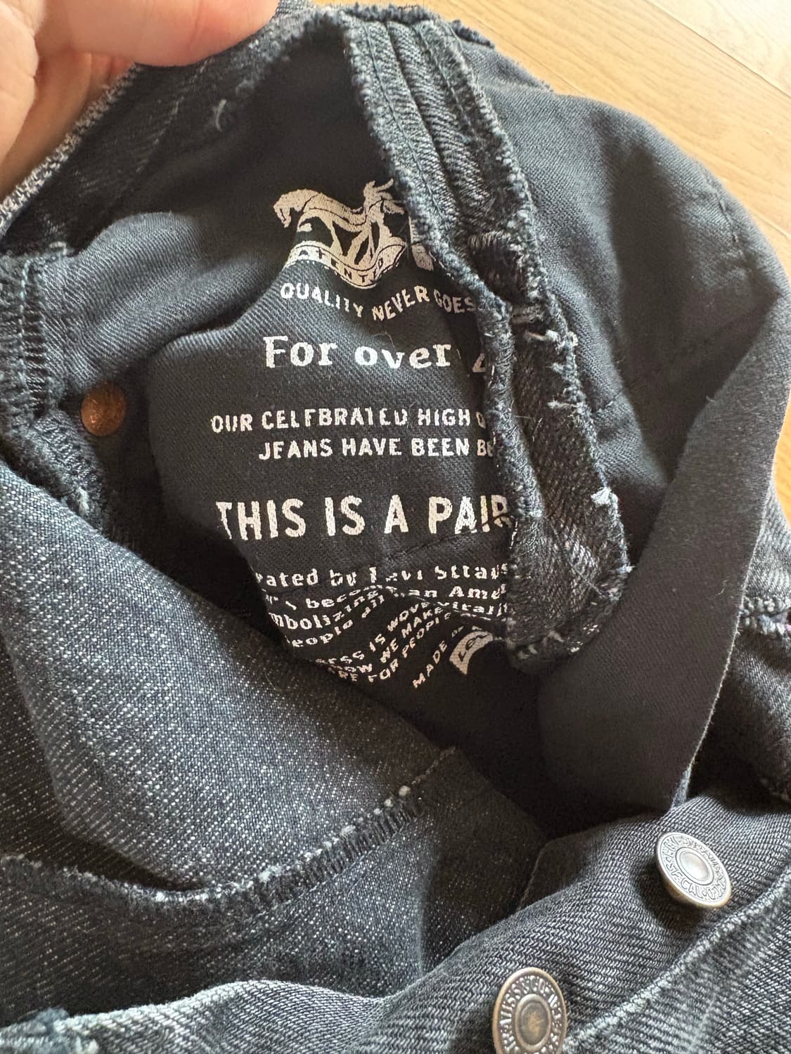 베트멍 17 펨므 리워크진 흑청 xs 상품이미지7