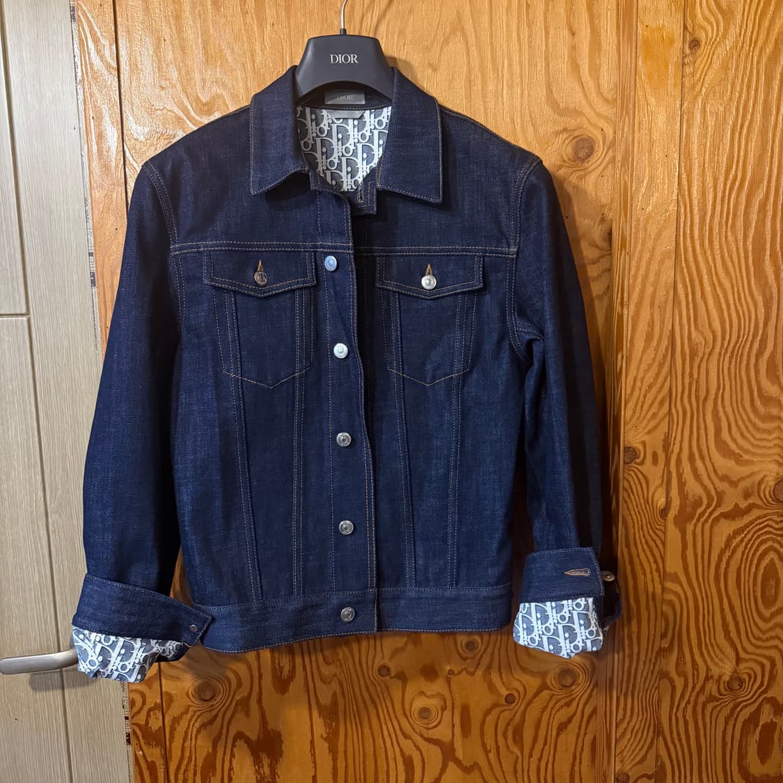 디올 오블리크 데님(청) 자켓 44 사이즈 판매 합니다. 상품이미지3