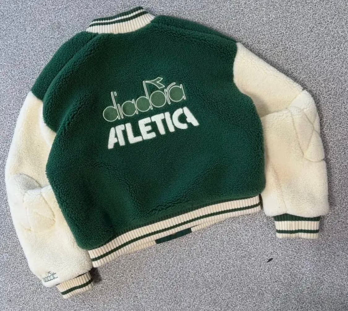 디아도라 아틀레티카 플리스 봄버 자켓 그린L 상품이미지2