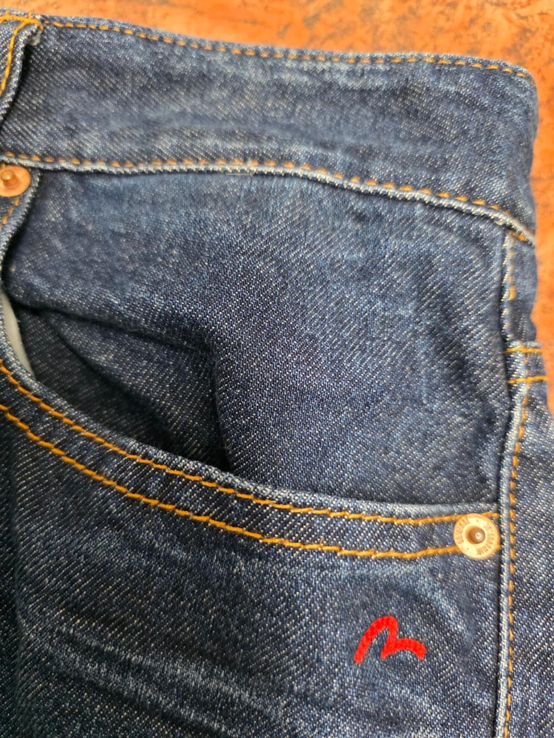 에비수 슬림 스트레이트핏 데님 팬츠 청바지 32 상품이미지7