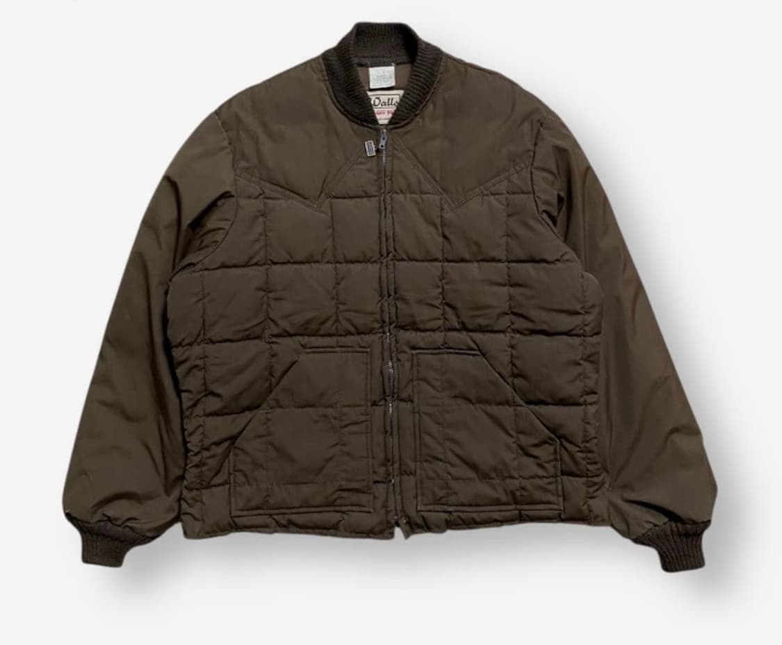 80s walls 빈티지코튼 웨스턴 푸퍼자켓 xl-xxl 상품이미지2
