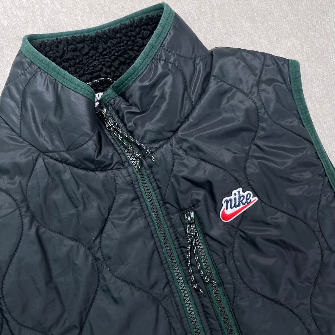 100 나이키 신형 누빔 양털 후리스 조끼자켓 상품이미지2