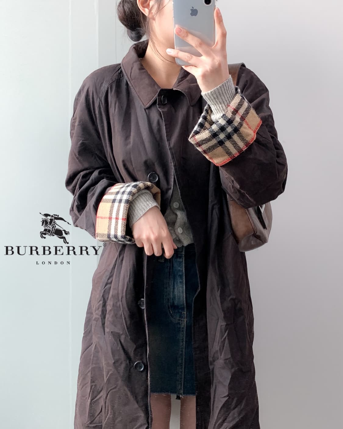 버버리 왁싱 트렌치 코트  상품이미지3