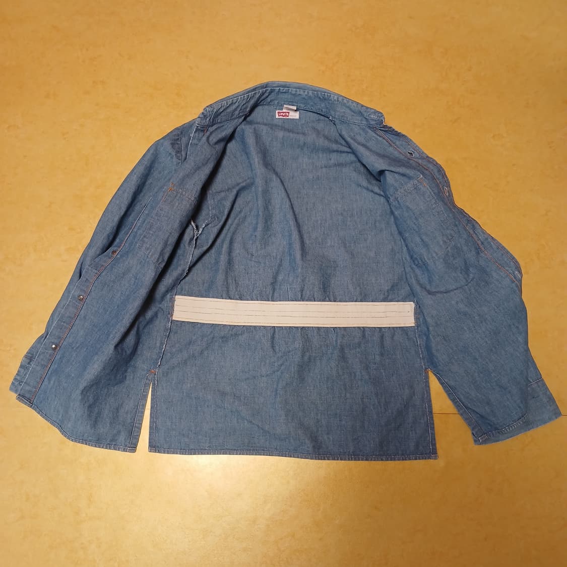 리바이스 웨스턴 셔츠 USA생산 70s 오렌지탭  상품이미지3