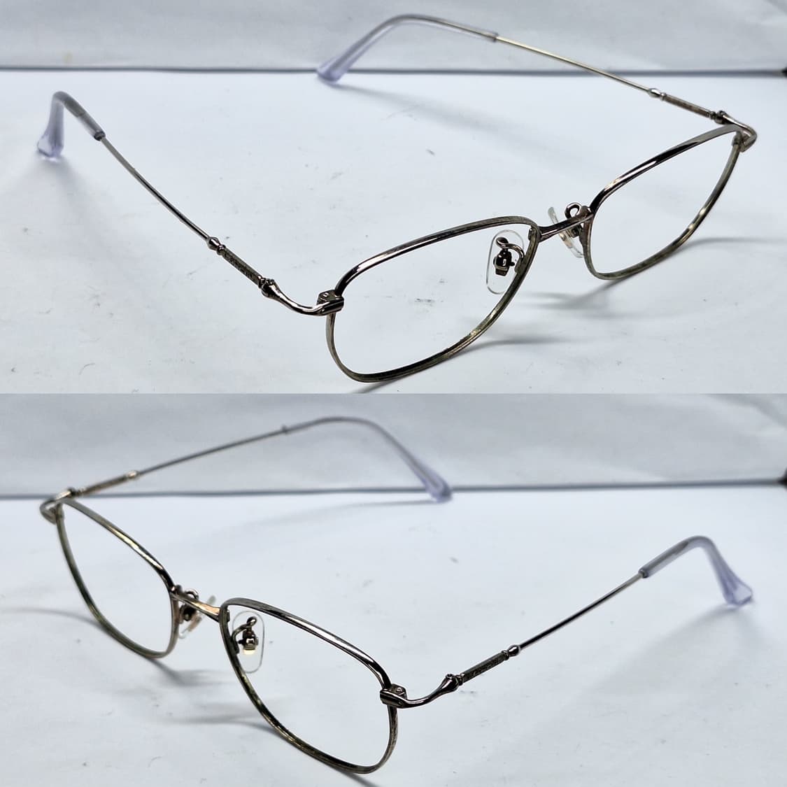 80s 빈티지 LANCEL 란셀 클래식 타원형 안경테 50mm/일본 수입 상품이미지7