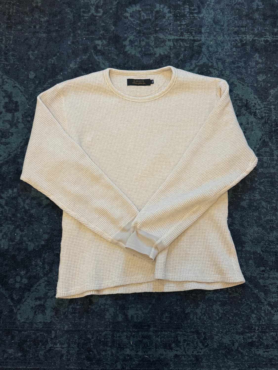 버드노트 헤비와플크루넥 상품이미지1