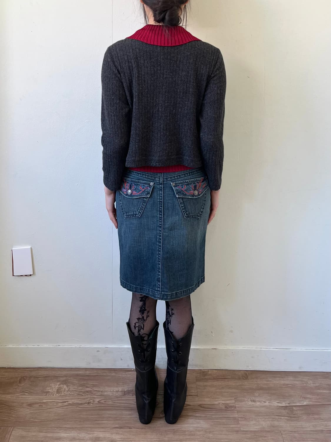 WiNDEL 플라워 아트 스웨터 가디건 상품이미지10