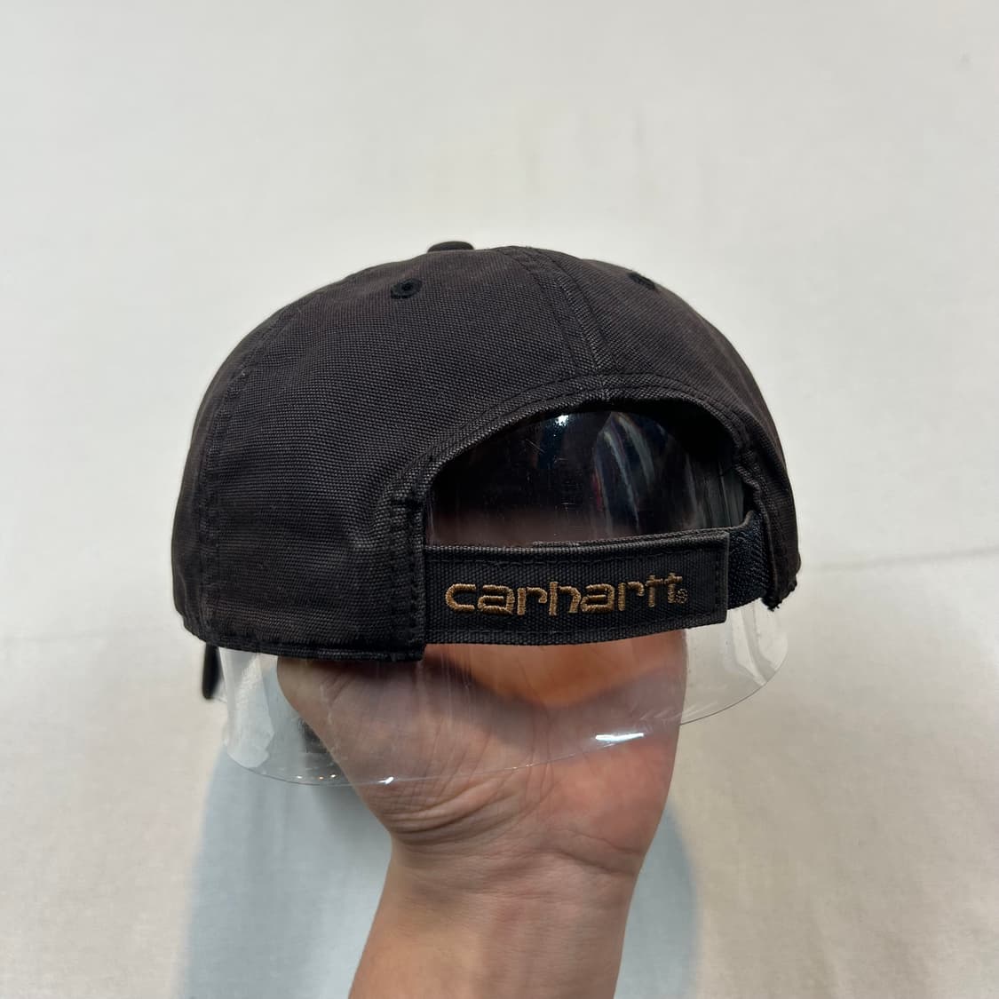 칼하트 워크웨어 볼캡 모자 썬페이드 블랙 상품이미지4