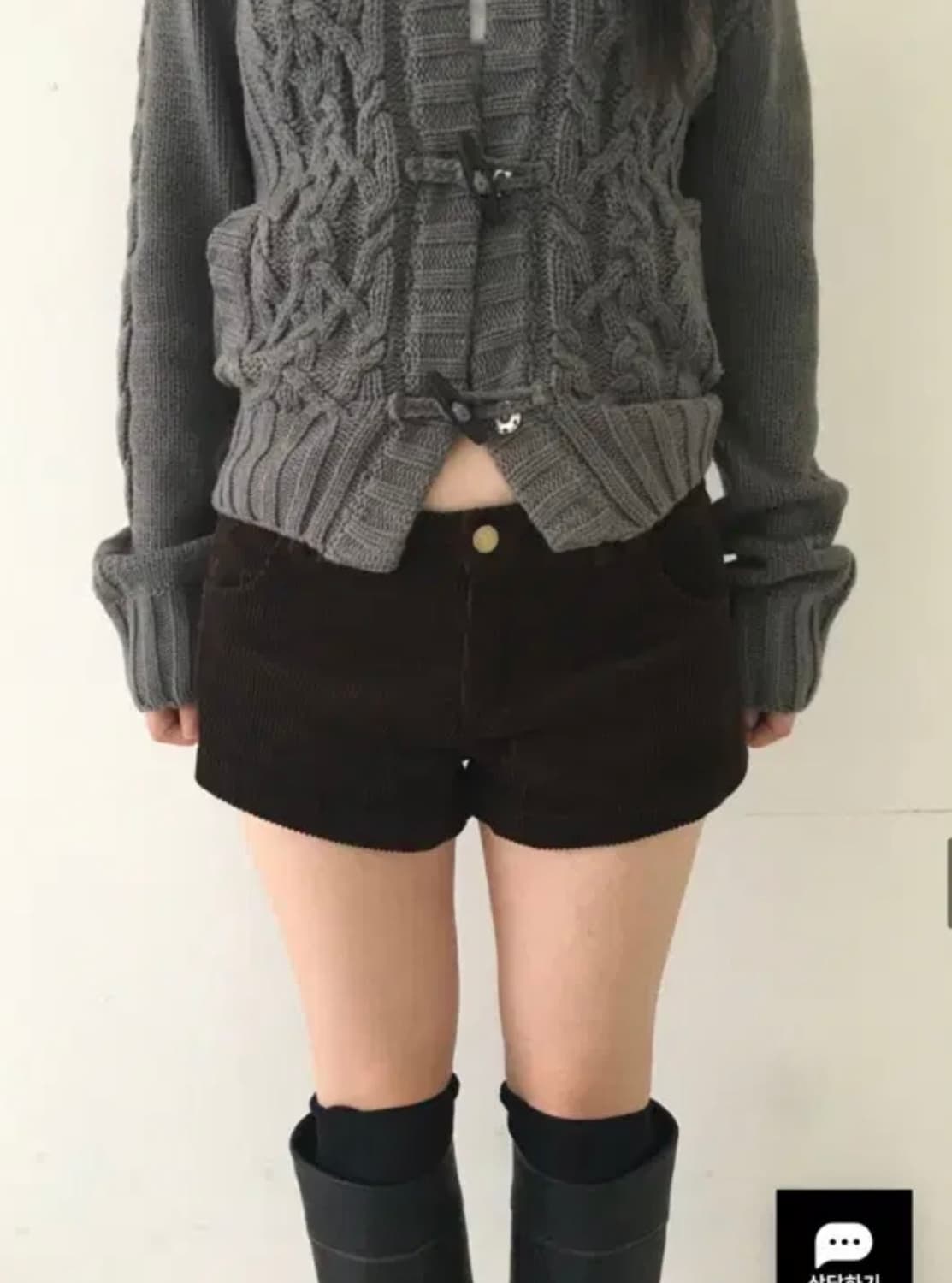 아워캐비넷 코듀로이 쇼츠 (free) 상품이미지1