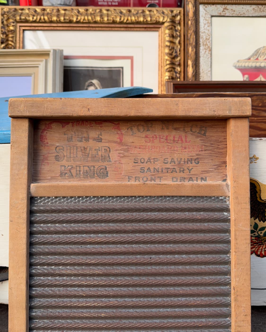 빈티지 소품 1940년 National 워시보드 상품이미지4