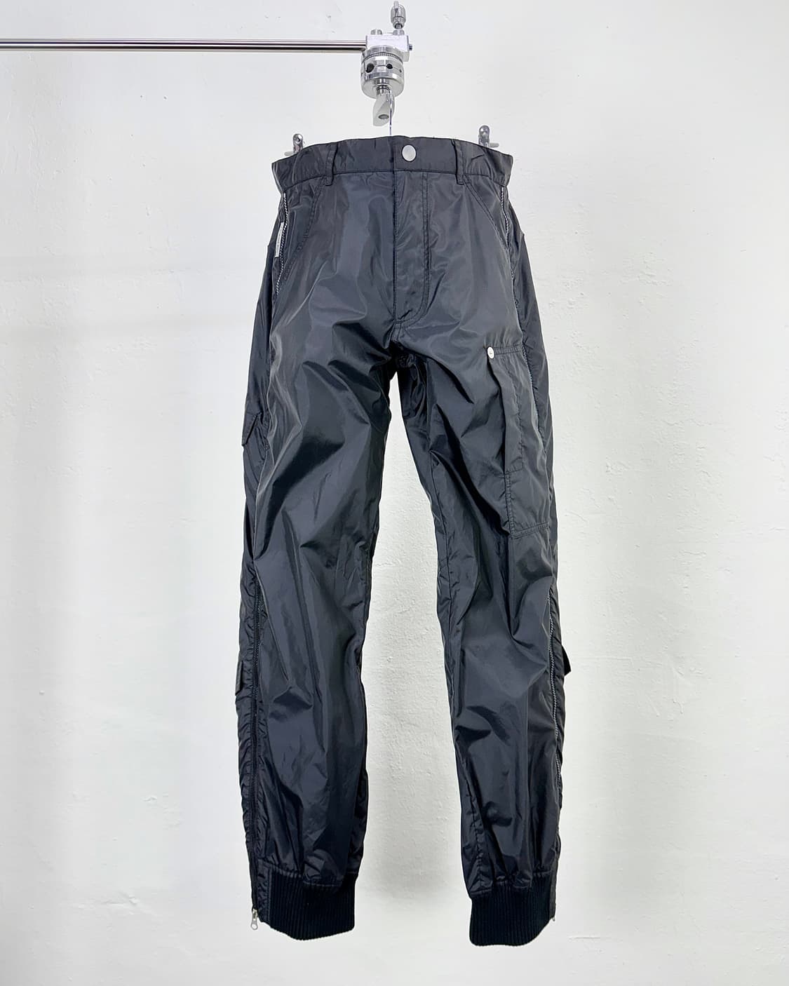 아르마니 진스 나일론 사이드 레그 집 조거 팬츠 상품이미지1