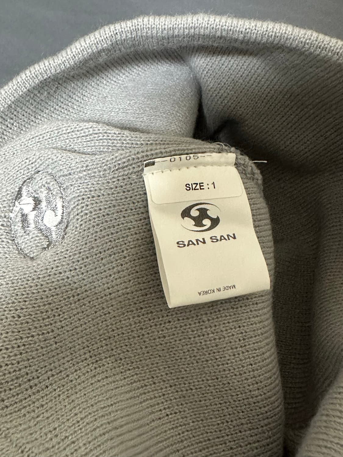 산산기어 바이너리 비니 그레이 1사이즈 상품이미지4