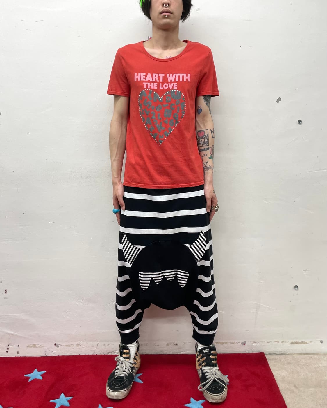 Heart cubic number T-shirt  상품이미지2