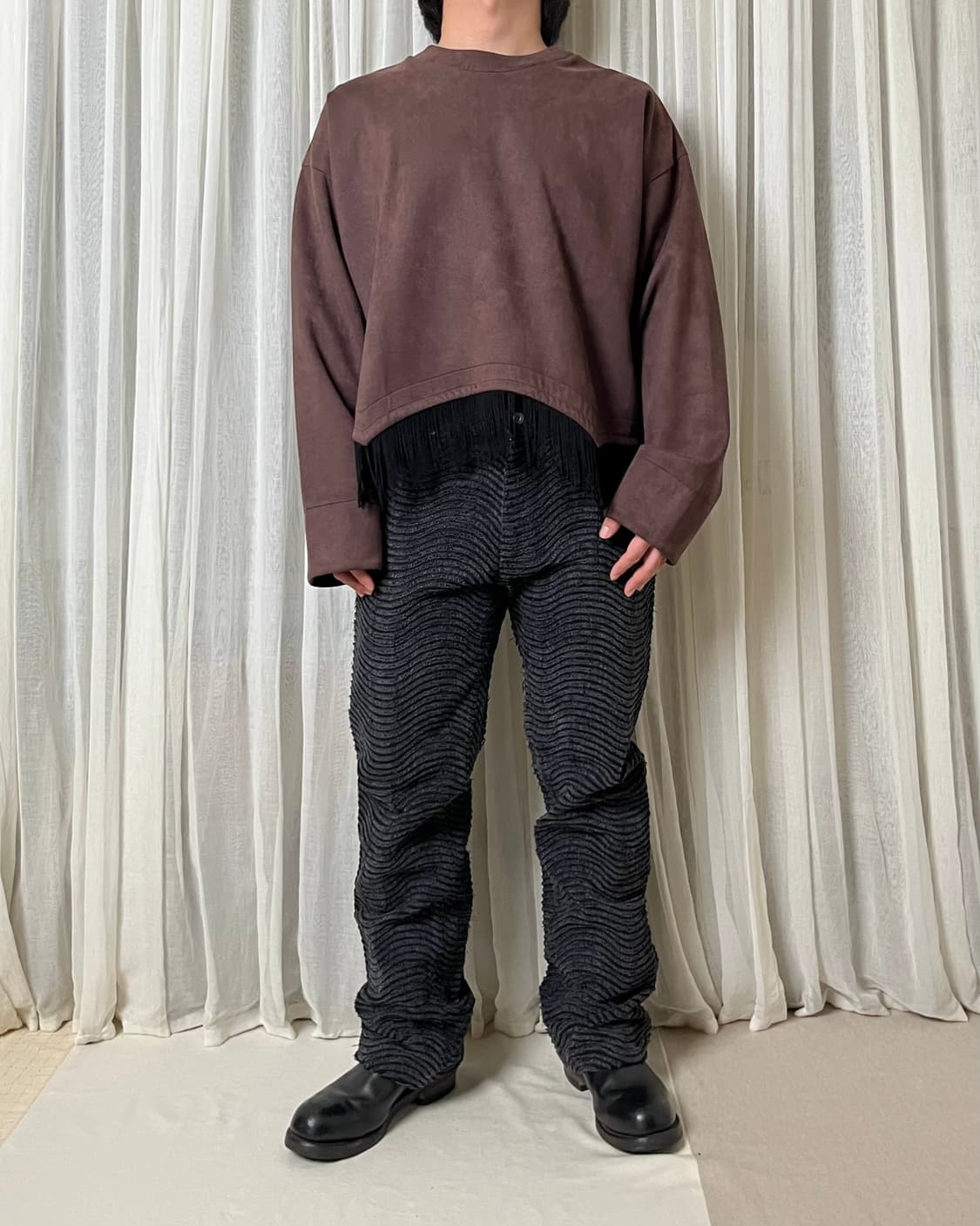 사스콰치패브릭스 프린지 스웨이드 스모크 탑 sasquatchfabrix 상품이미지10