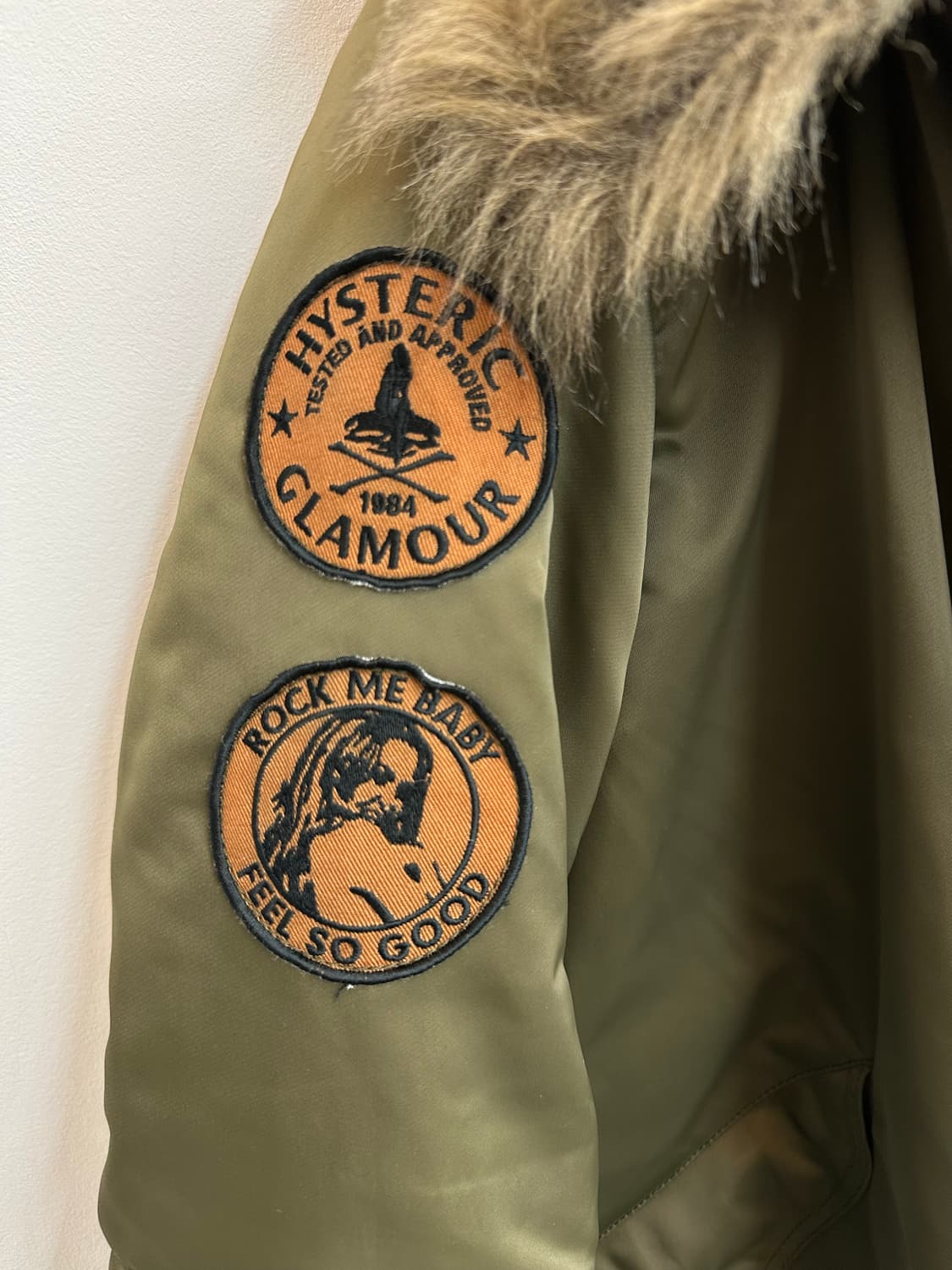 히스테릭글래머 N-3B 퍼 트리밍 프리마로프트 자켓 항공 점퍼 패딩 파카 상품이미지4