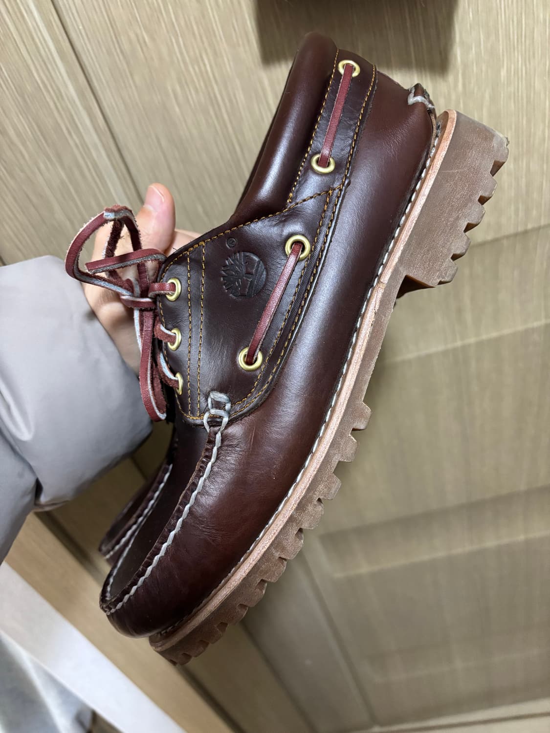 팀버랜드 3아이 보트슈즈 브라운 상품이미지3