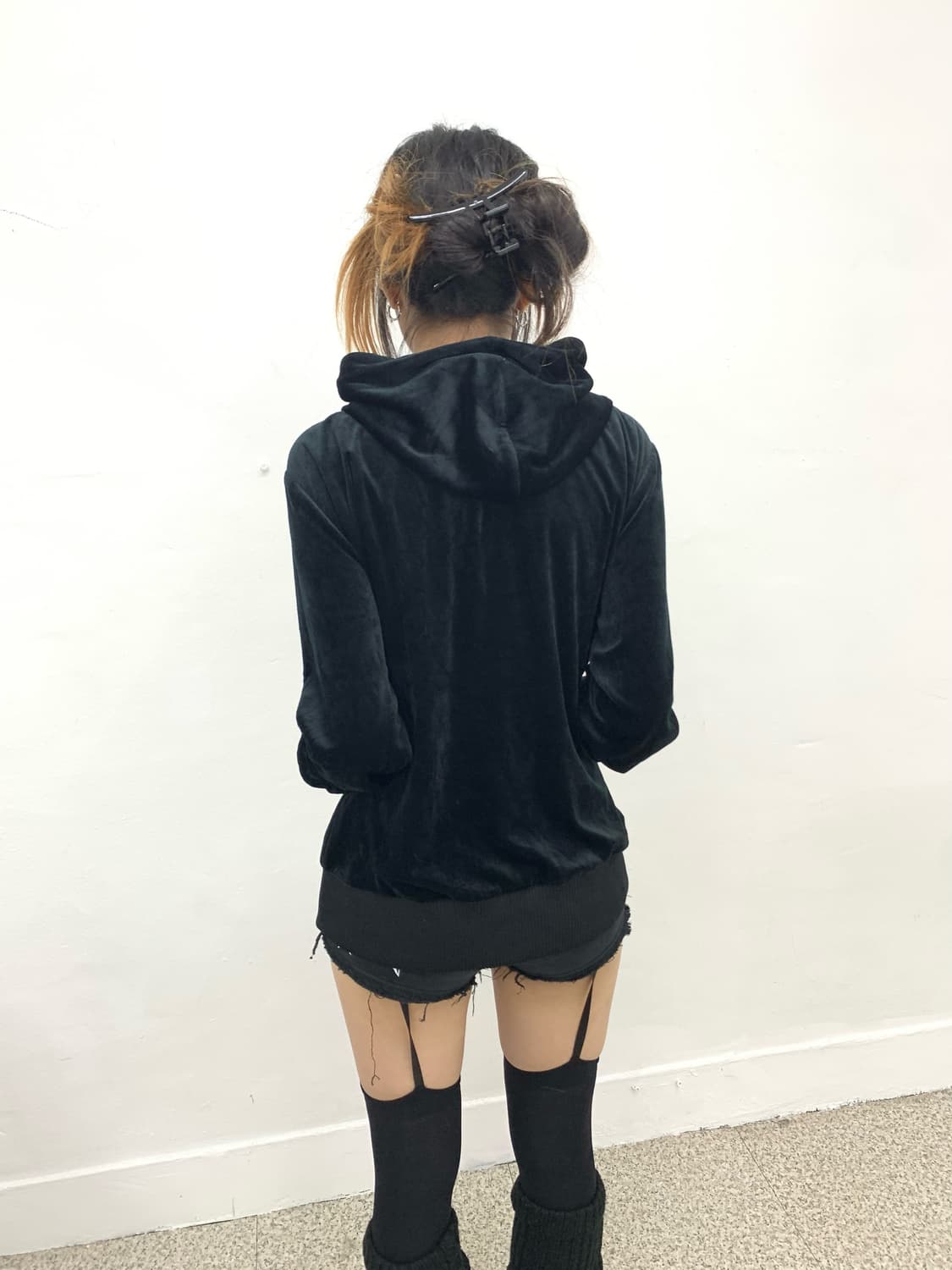 Velvet hoodie  상품이미지3