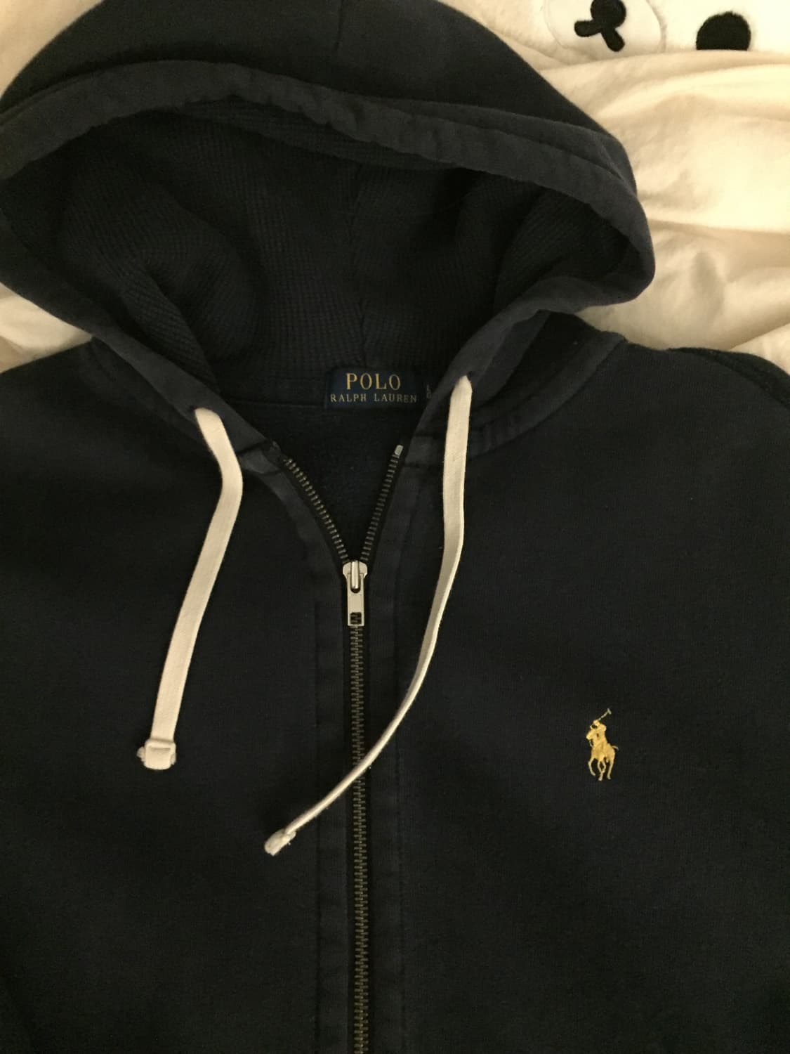 빈티지 폴로 네이비 후드집업  상품이미지2