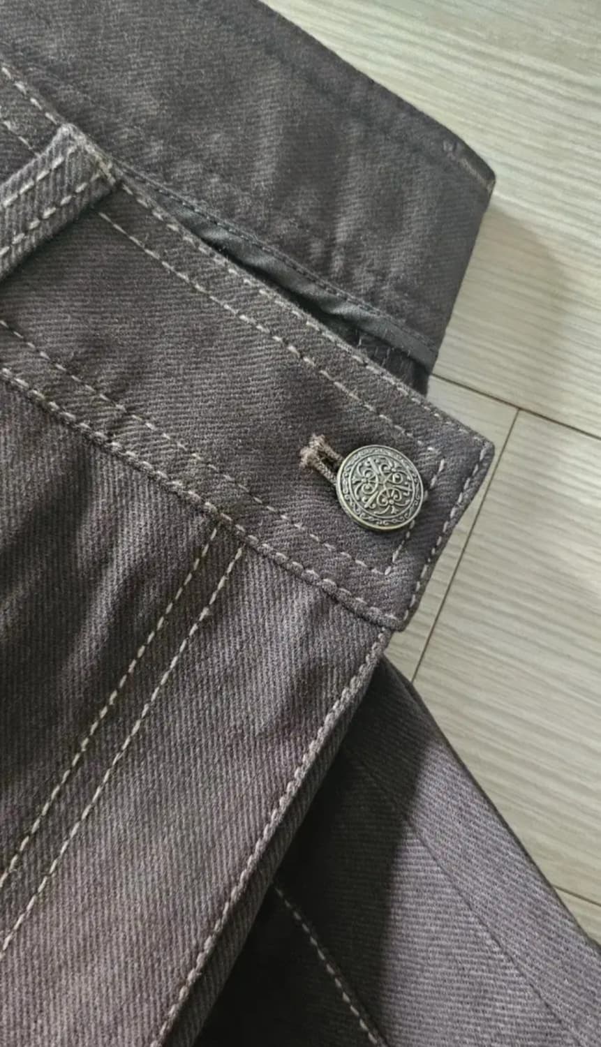 (새상품 원가 15만원) 다크브라운 부츠컷 청바지 골반볼륨 66 L 상품이미지9