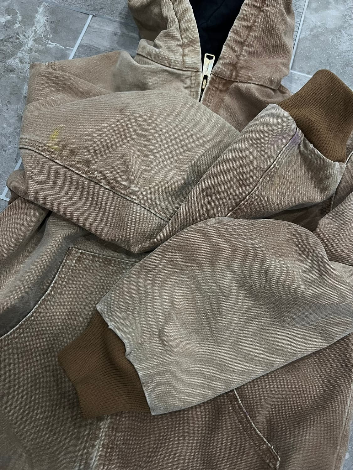 (L) 칼하트 후드 덕 액티브 보이즈 자켓 YYJ130 BRN 브라운 상품이미지7