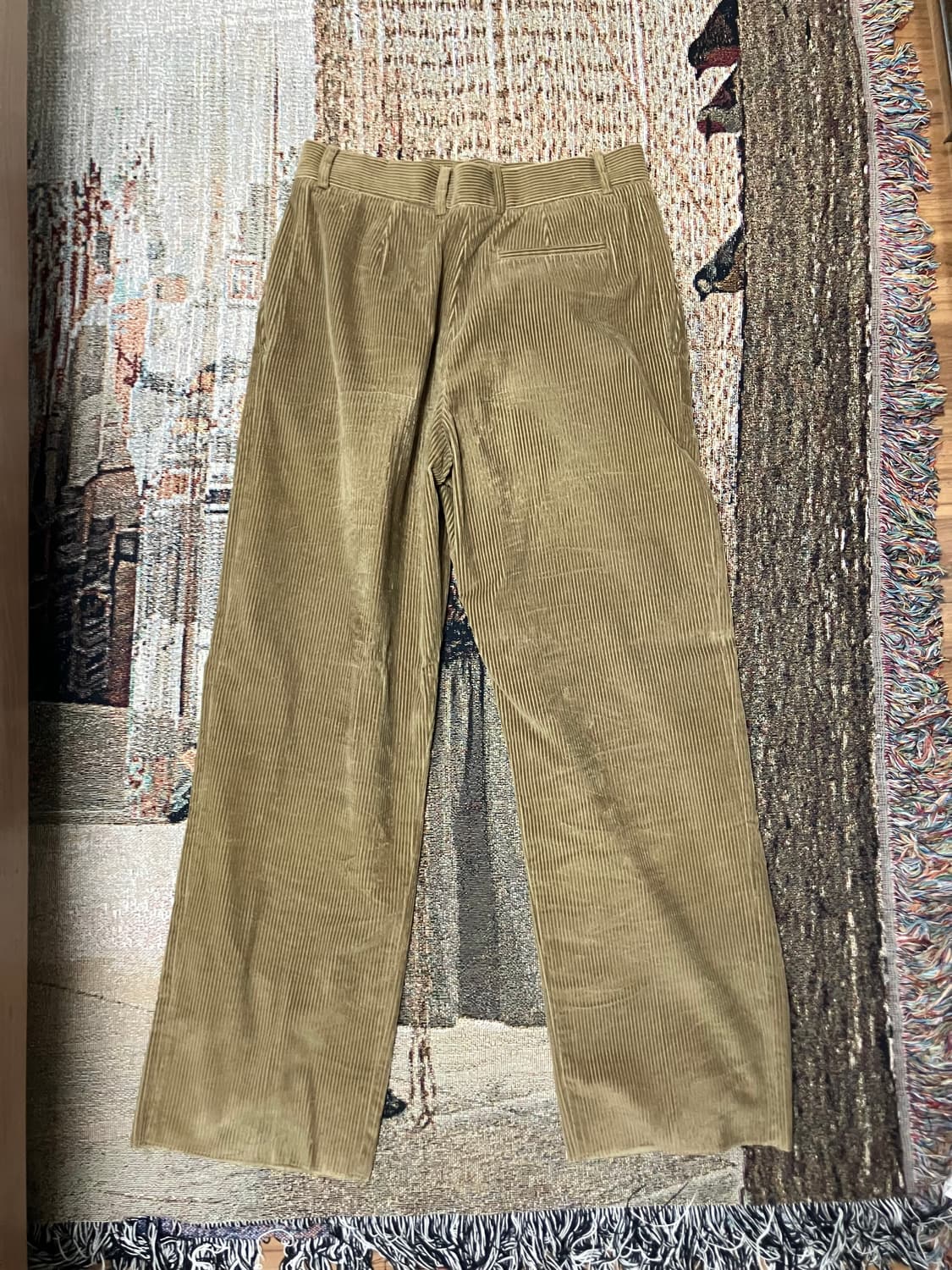 [S] 크리스타세야 핀 턱 코듀로이 팬츠 상품이미지4