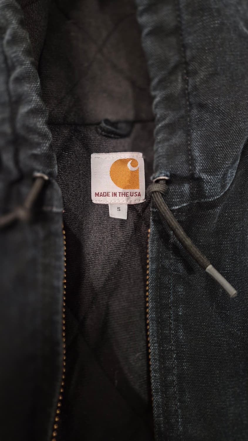 [S]칼하트 액티브자켓 블랙 j140 made in usa 상품이미지3