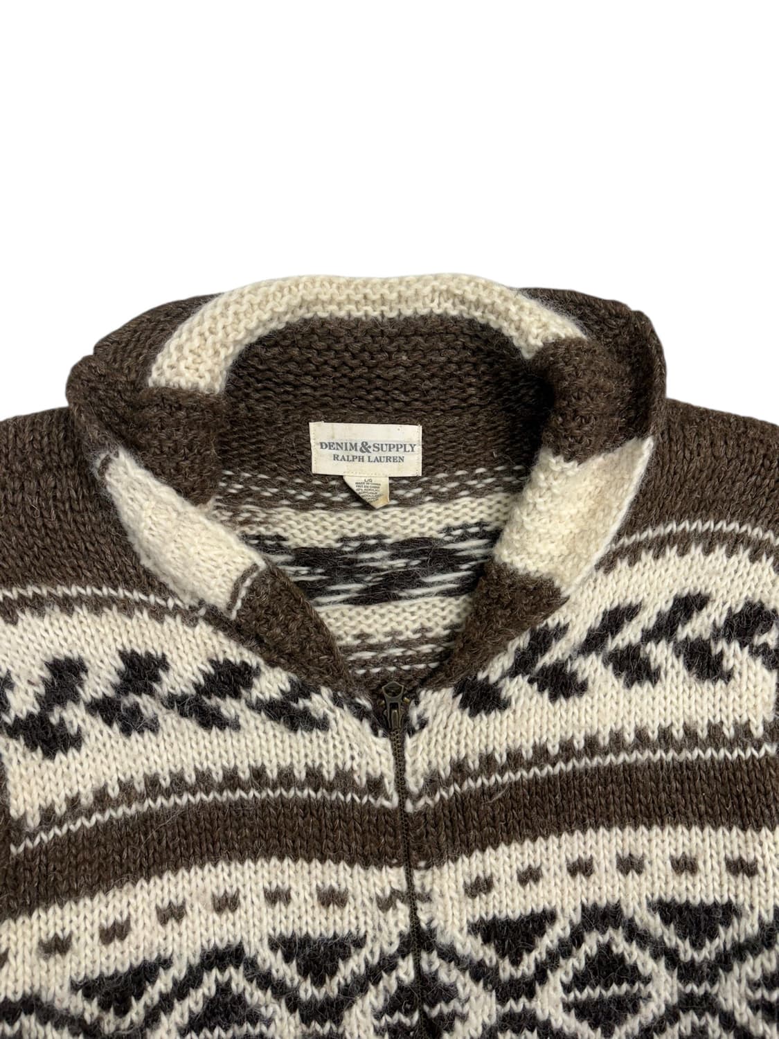 랄프로렌 데님앤서플라이 코위찬 니트 집업 상품이미지4