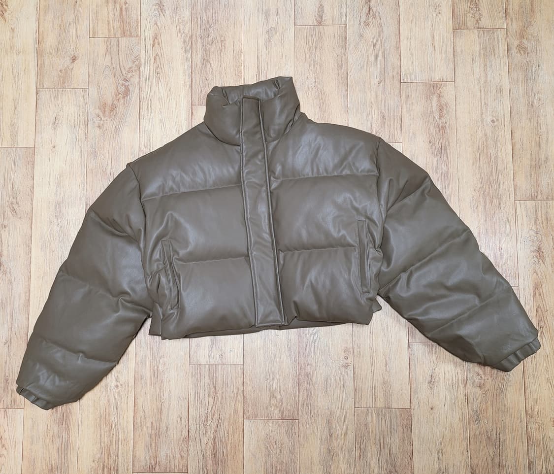 트리밍버드(Treemingbird) 덕다운 레더패딩 프리사이즈 상품이미지4