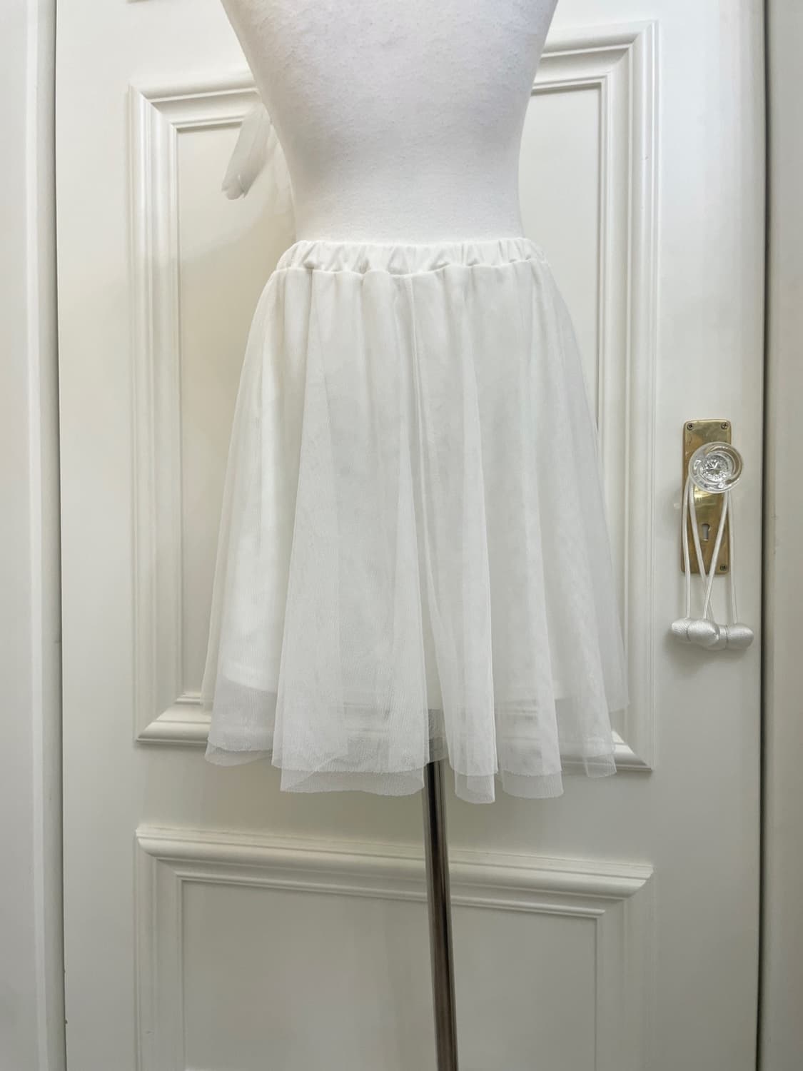 ivory banding lovely tule banding short 상품이미지4
