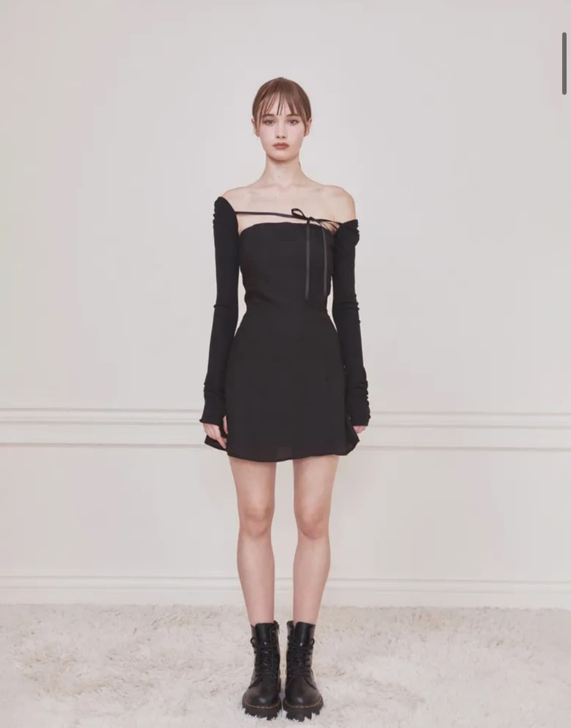 낫 유어로즈 페이 볼레로 드레스 (블랙) 상품이미지2