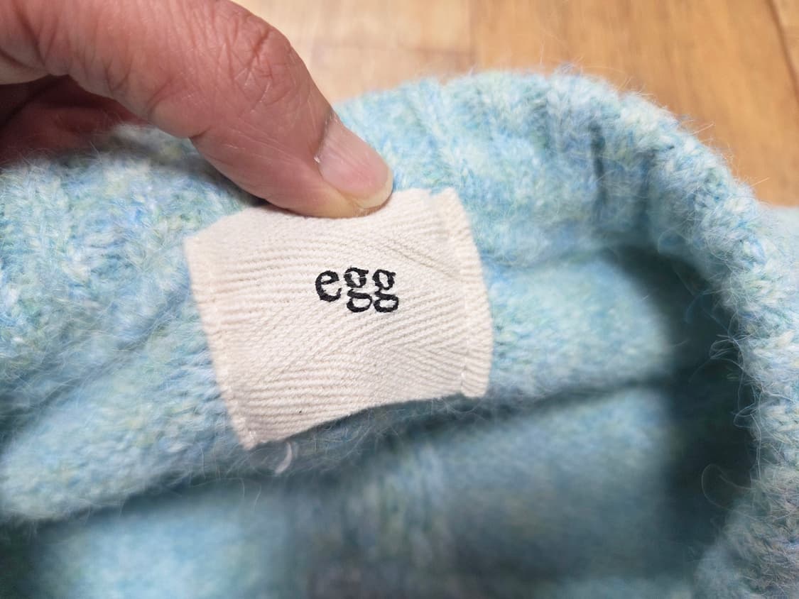 에그(egg) 버튼 니트 프리사이즈 새상품 상품이미지8