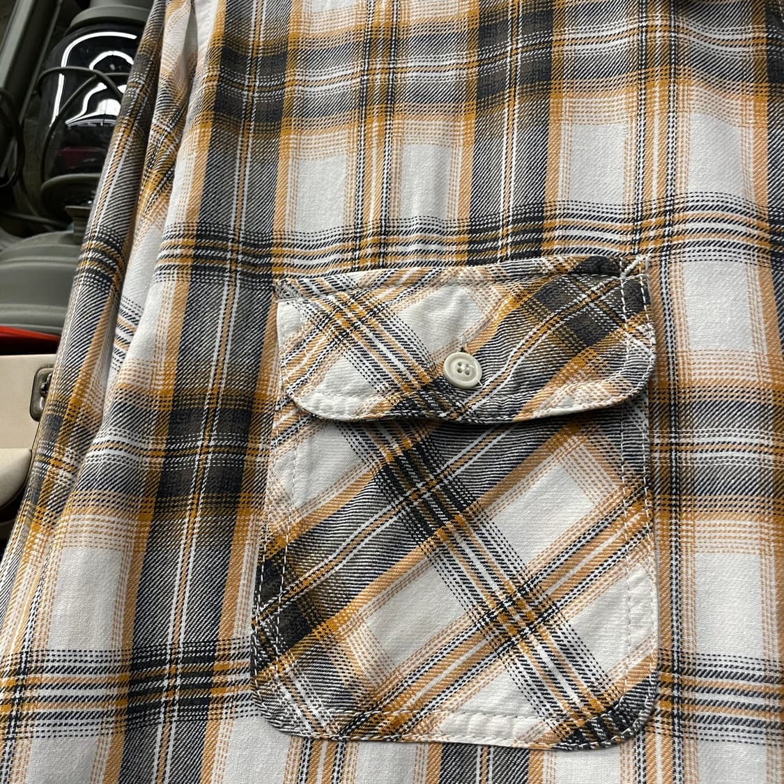 아비렉스 아메리칸 클래식 체크 포켓 셔츠 N209 상품이미지5